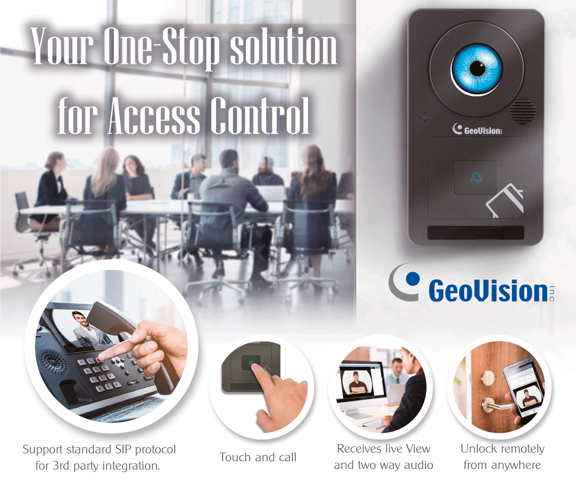 All-in-One Door Access Controller GV-CS1320 Camera Reader