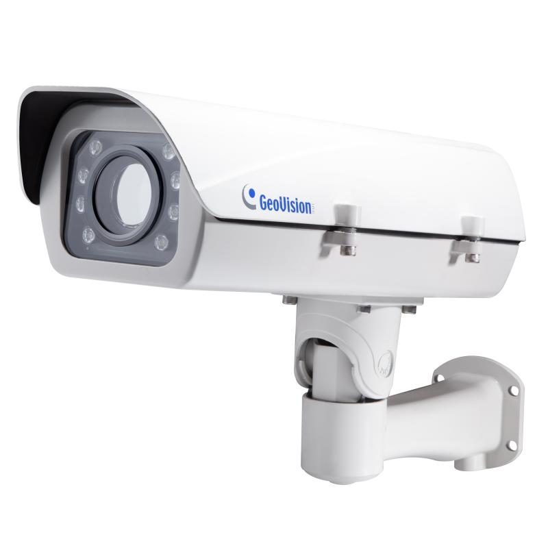 GV - LPR1200   Built-in LPR recognition engine  1 MP 10x Zoom B/W All-in-one IP Camera 