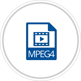 دارای فرمت باز MPEG4 برای بازپخش آسان ویدئوها