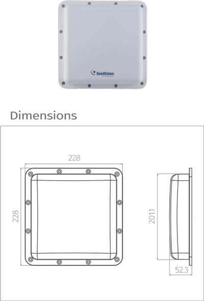 GV-RU9003 High Precision UHF RFID e-Tag Vehicle Management